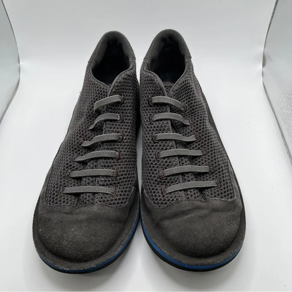Camper Beetle Gray Textile and Nubuck Leather Ankle Boots for Men size 41 US 8